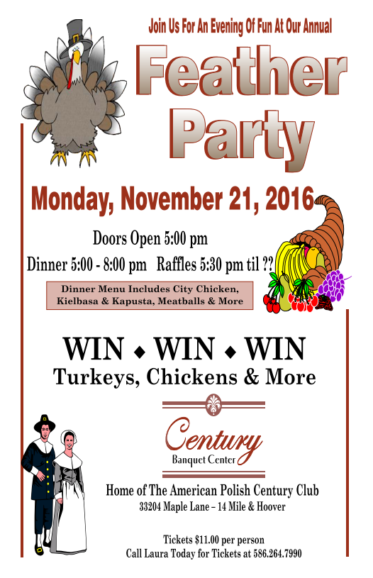 Feather Party Sterling Heights Banquet Halls, Wedding Venues & More