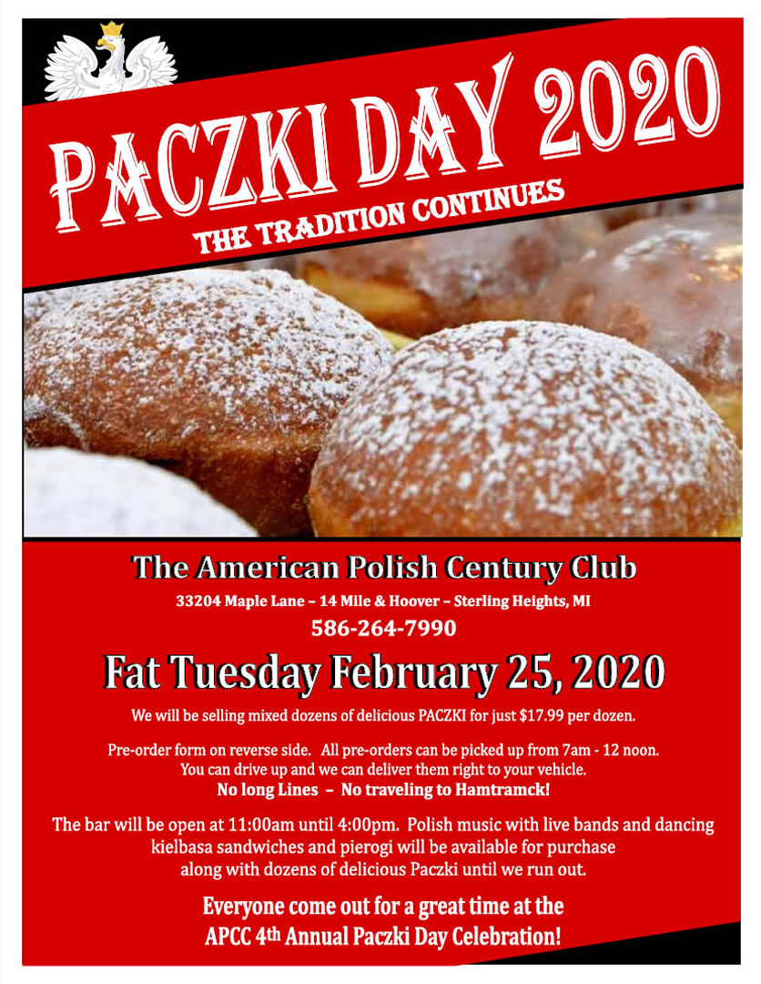 Paczki Day 2020 Sterling Heights Banquet Halls, Wedding Venues & More
